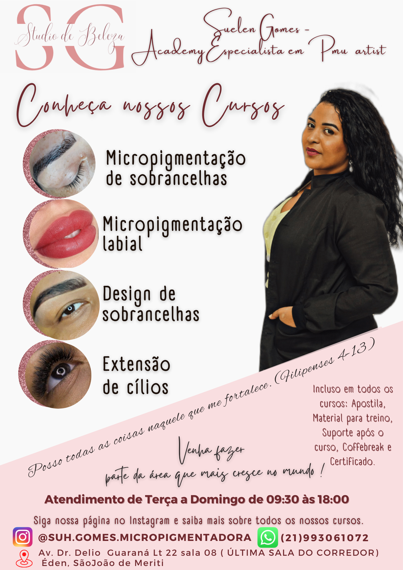 Cursos Micropigmentação Studio SUELEN GOMES